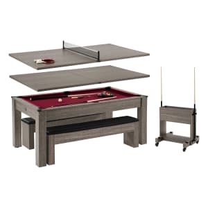 Barrington 6-Foot 3-in-1 Pool Table/Table Tennis/Dining Table: $538 Barrington 6-Foot 3-in-1 Pool Table/Table Tennis/Dining Table: $538
