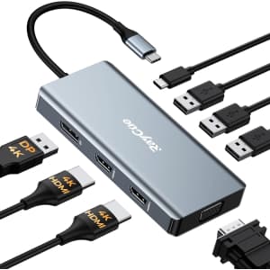 RayCue 8-in-1 USB-C Docking Station: $19.99 RayCue 8-in-1 USB-C Docking Station: $19.99