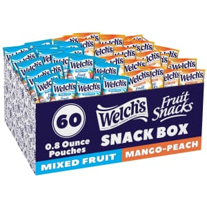 Welch's 0.8-oz. Fruit Snacks 60-Pack: $9.88 via Sub & Save