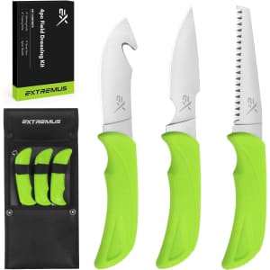 Extremus Hunting Knife Set 4-Piece Kit: $10 w/ Prime