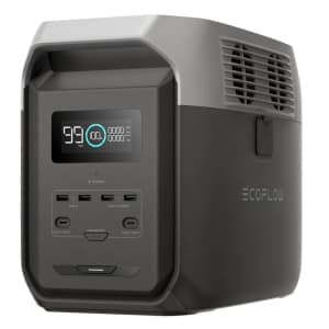 Refurb EcoFlow DELTA 3 1500 1536Wh LiFePO4 Portable Power Station: $359