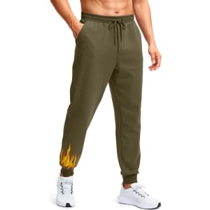 Soothfeel Men's Fleece Joggers with Deep Pockets: From $13.99