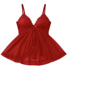 Avidlove Lace Babydoll Lingerie Dress: $5.99