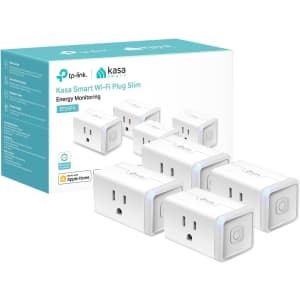 Kasa Smart Plug Mini 15A w/Apple HomeKit Support 4-Pack: $33.99