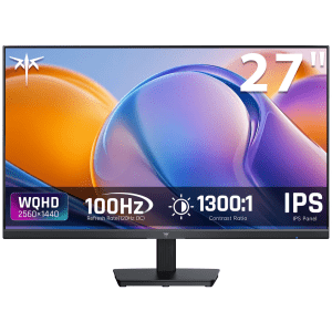 KTC 27" 1440p 100Hz IPS Gaming Monitor: $104
