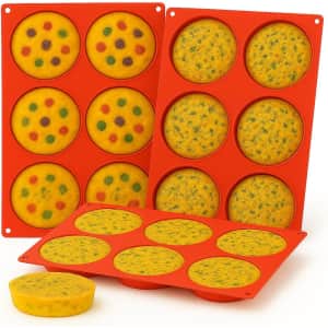 4" Round Muffin Top Silicone Pan: $6.49