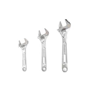 Kobalt 3-Piece Adjustable Wrench Set: $15