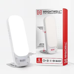 Tru Red Brightwell 5-in-1 Productivity LED Desk Light: $30