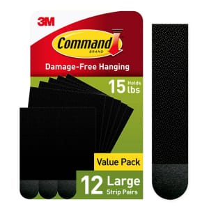 3M Command Large Picture Hanger 12-Pair Pack: $9.28