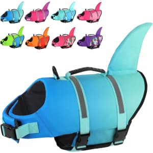 Doglay Shark Dog Life Jacket: From $13
