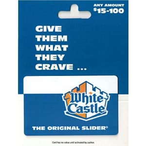 $50 White Castle Gift Card: $40