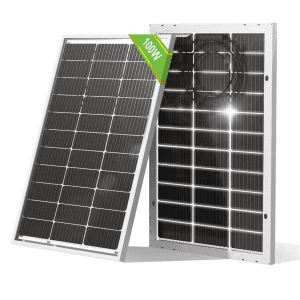 Eco-Worthy 100W 12V Monocrystalline Solar Panel: $43