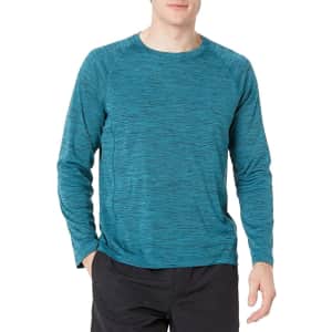 Amazon Essentials Men's Long-Sleeve Quick-Dry UPF50 Swim Tee: $5