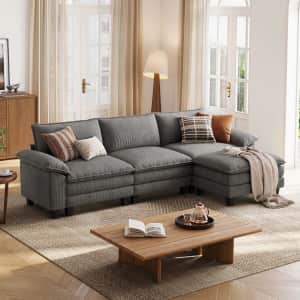 Linsy Home 123'' Modular Sectional Sofa: $494.99