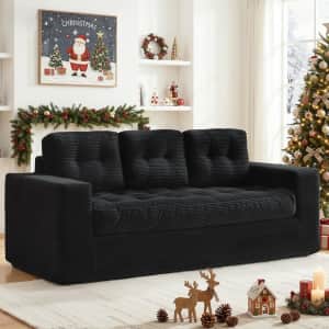 Korser 74" Boneless 3 Seater Sofa: $115.99