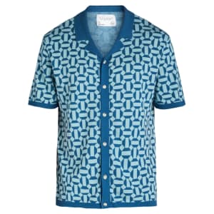 Fly By Night Men's 100% Cotton Knit Polo Shirt: from $4.87