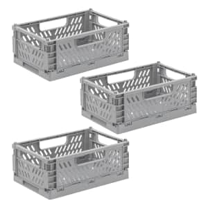 EZDO Small Collapsible Storage Crates 3-Pack: $7 EZDO Small Collapsible Storage Crates 3-Pack: $7