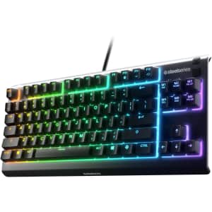 SteelSeries Apex 3 TKL Gaming Keyboard: $16.99