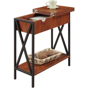 Convenience Concepts Tucson End Table w/ Charging Station: $36.99