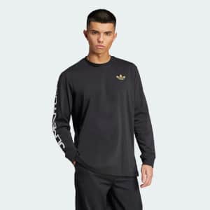 adidas Men's Juventus Long Sleeve Graphic Tee: $18
