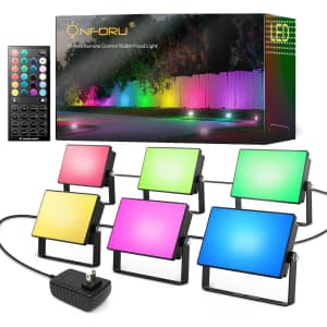 Onforu RGBW LED Flood Light: $30 w/ Prime