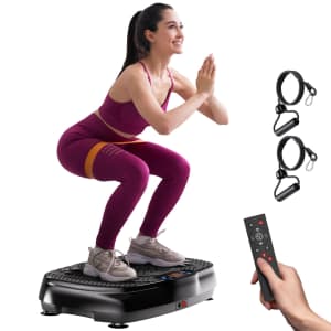 Tisscare Vibration Plate Exercise Machine: $49.99