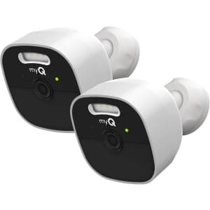 Chamberlain myQ Outdoor Battery Camera 2-Pack: $123