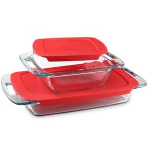 Pyrex Easy Grab 2-Pack Glass Baking Dish Set: $15.98 Pyrex Easy Grab 2-Pack Glass Baking Dish Set: $15.98