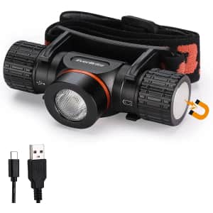 EverBrite Rechargeable 1,000 Lumen Headlamp w/ Magnetic Base: $12
