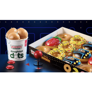 Krispy Kreme Original Glazed Doughnut Dots 10-Pack: Free when you buy any dozen