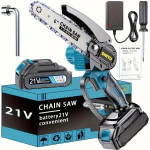 Cordless Mini Chainsaw: $14