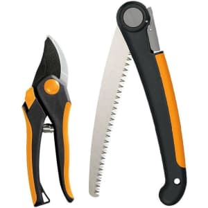 Fiskars Folding Saw and Pruner Set: $20