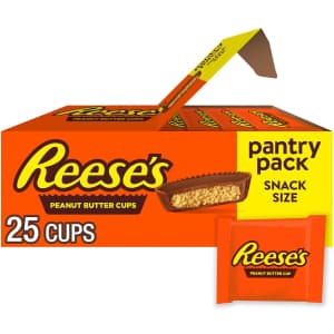 Reese's Peanut Butter Cups 25-Count Pantry Pack: $5.25 via Sub & Save