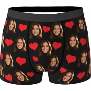 Men's Custom Photo Boxer Briefs: From $10