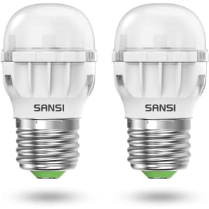 Sansi LED Refrigerator Light Bulb 2-Pack: $5.99 Sansi LED Refrigerator Light Bulb 2-Pack: $5.99