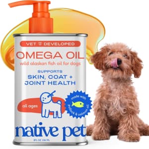 Native Pet Omega 3 Fish Oil 8-oz. Liquid Supplement: $6.59 via Sub & Save
