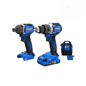 Kobalt 24V 2-Tool Brushless Power Tool Combo Kit: $149 Kobalt 24V 2-Tool Brushless Power Tool Combo Kit: $149