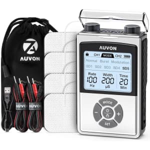 Auvon Rechargeable TENS Unit Muscle Stimulator: $17 Auvon Rechargeable TENS Unit Muscle Stimulator: $17