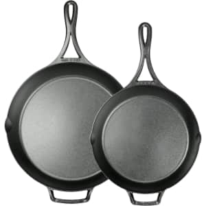 Lodge Blacklock Cast Iron Skillet Set: $100 Lodge Blacklock Cast Iron Skillet Set: $100