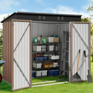 Lofka 6x4-Foot Outdoor Storage Shed: $130 Lofka 6x4-Foot Outdoor Storage Shed: $130