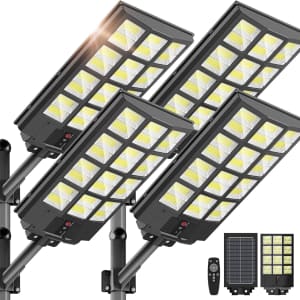 Sunwish 5000W Solar Street Lights 4-Pack: $62.99 Sunwish 5000W Solar Street Lights 4-Pack: $62.99