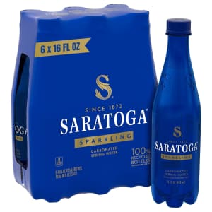 Saratoga Springs Sparkling Mineral Water 16-oz. Bottles 6-Pack: $4.88 w/ Sub & Save
