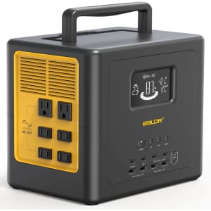 Baldr 1,042Wh Portable Power Station w/ AC Outlet: $299.99