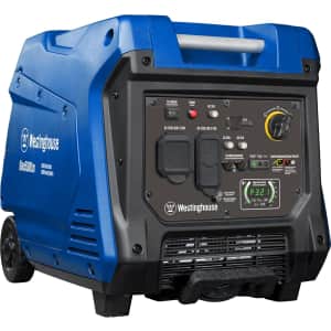 Westinghouse 5000 Peak Watt Super Quiet Portable Inverter Generator: $679