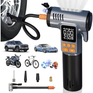 Gardon Tire Inflator Portable Air Compressor: $19.99