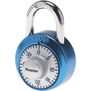 Master Lock Combination Padlock: $6.65