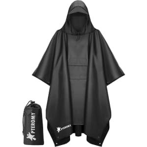 Pteromy Hooded Rain Poncho: $13.26 Pteromy Hooded Rain Poncho: $13.26
