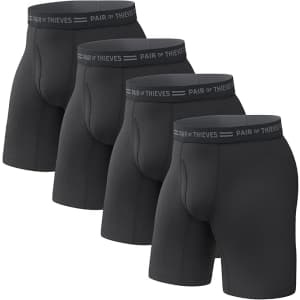 Pair of Thieves Men's Long Boxer Briefs 4-Pack: $14 Pair of Thieves Men's Long Boxer Briefs 4-Pack: $14