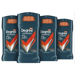 Degree Men's MotionSense 72-Hr Antiperspirant Deodorant 4-Pack: $8 via Sub. & Save