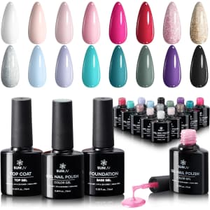 Sunuv 16-Color Gel Nail Polish Kit: $9.99
